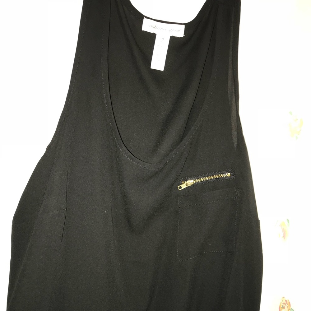 Black tank top